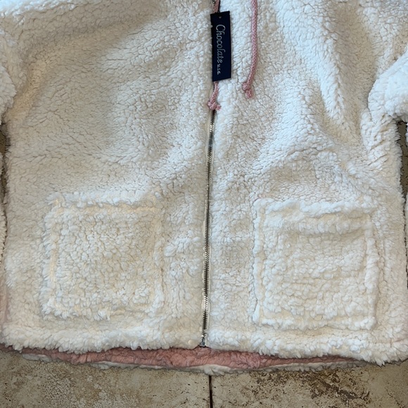 BNWT Bo Peep Reversible Sherpa Jacket, women’s size M - Picture 3 of 14